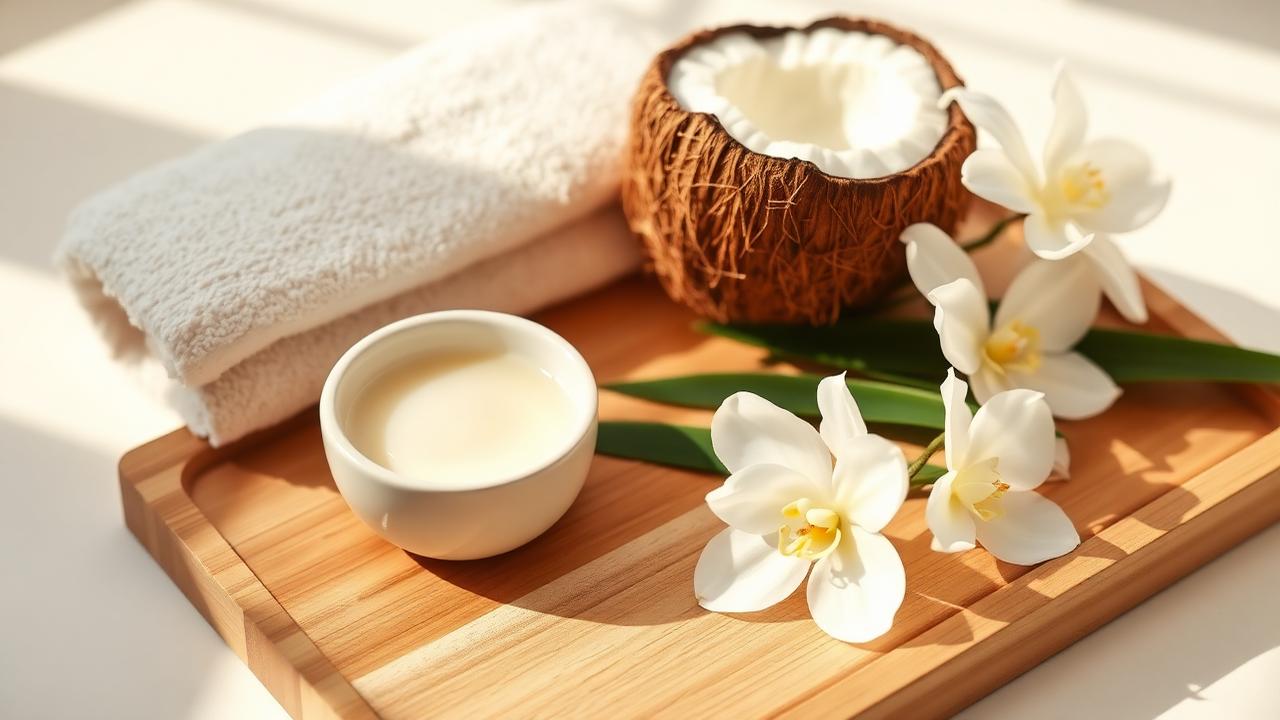 Coconut Oil Head Massage